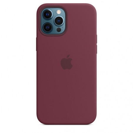 Чехол Apple iPhone 12 Pro Max Silicone Case with MagSafe Plum (MHLA3)
