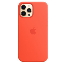 Чохол Apple iPhone 12 Pro Max Silicone Case with MagSafe Electric Orange (MKTX3)