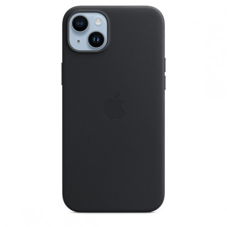 Чохол Apple iPhone 14 Plus Leather Case with MagSafe Midnight (MPP93)