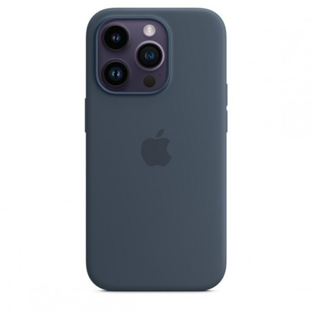 Чохол Apple iPhone 14 Pro Silicone Case with MagSafe Storm Blue (MPTF3)