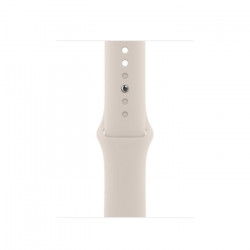 Apple Watch Series 8 41mm (GPS) Starlight Aluminum Case with Starlight Sport Band - Size M/L (MNUF3)