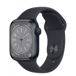 Apple Watch Series 8 41mm (GPS) Midnight Aluminum Case w. Midnight Sport Band - Size M/L (MNU83)