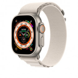 Ремінець Alpine Loop Band для Apple Watch 49mm Starlight - Medium (MQE63)