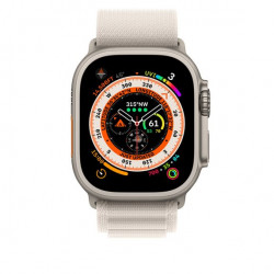 Ремешок Alpine Loop Band для Apple Watch 49mm Starlight - Medium (MQE63)