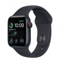 Apple Watch SE 2022 40mm (GPS+LTE) Midnight Aluminum Case with Midnight Sport Band - Size M/L (MNPL3/MNTN3)