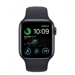 Apple Watch SE 2022 40mm (GPS+LTE) Midnight Aluminum Case w. Midnight Sport Band - Size M/L (MNPL3/MNTN3)
