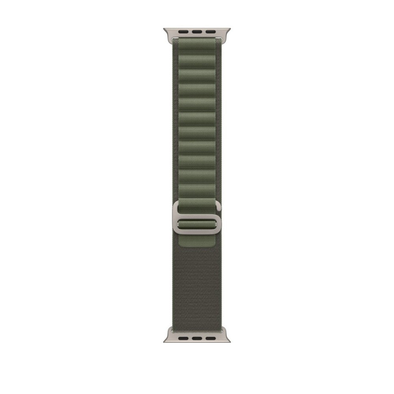 Ремінець Alpine Loop Band для Apple Watch 49mm Green - Large (MQE43)