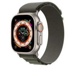 Ремінець Alpine Loop Band для Apple Watch 49mm Green - Large (MQE43)