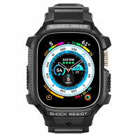 Чохол та ремінець Spigen Rugged Armor Pro 2 in 1 для Apple Watch Ultra 49mm Black (ACS05460)