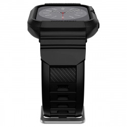 Чехол и ремешок Spigen Rugged Armor Pro 2 in 1 для Apple Watch 45mm/44mm Black (062CS25324)