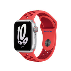 Ремешок для Apple Watch 41mm Nike Sport Band Bright Crimson/Gym Red (MPGW3)
