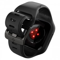 Чехол и ремешок 2 in 1 Spigen Liquid Air Pro для Apple Watch 45mm Black (ACS04182)