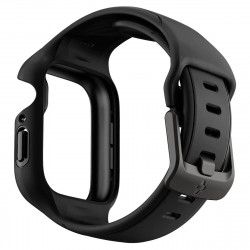 Чехол и ремешок 2 in 1 Spigen Liquid Air Pro для Apple Watch 45mm Black (ACS04182)