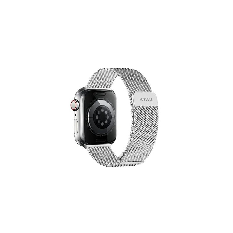 Ремінець WIWU Minalo Stainless Steel для Apple Watch 42/44/45/49mm (Silver) Ремінець WIWU Minalo Stainless Steel для Apple Watch 42/44/45/49mm (Silver)