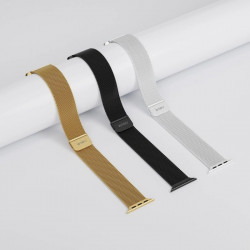 Ремінець WIWU Minalo Stainless Steel для Apple Watch 38/40/41mm (Silver)