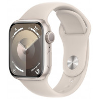 Apple Watch Series 9 45mm (GPS) Starlight Aluminum Case with Starlight Sport Band - Size M/L (MR973)
