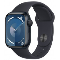 Apple Watch Series 9 41mm (GPS) Midnight Aluminum Case with Midnight Sport Band - Size S/M (MR8W3)