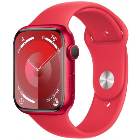 Apple Watch Series 9 41mm (GPS) (Product)Red Aluminum Case with (Product)Red Sport Band - Size M/L (MRXH3)