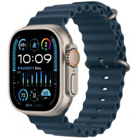 Apple Watch Ultra 2 49mm (GPS+LTE) Titanium Case with Blue Ocean Band (MREG3)