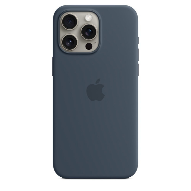 Чохол Apple iPhone 15 Pro Max Silicone Case with MagSafe Storm Blue (MT1P3) Чохол Apple iPhone 15 Pro Max Silicone Case with MagSafe Storm Blue (MT1P3)