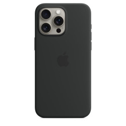 Чохол Apple iPhone 15 Pro Max Silicone Case with MagSafe Black (MT1M3)
