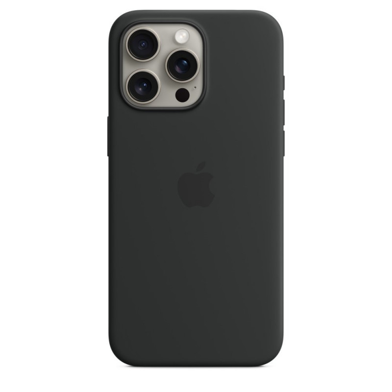 Чохол Apple iPhone 15 Pro Max Silicone Case with MagSafe Black (MT1M3) Чохол Apple iPhone 15 Pro Max Silicone Case with MagSafe Black (MT1M3)