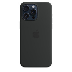 Чохол Apple iPhone 15 Pro Max Silicone Case with MagSafe Black (MT1M3)