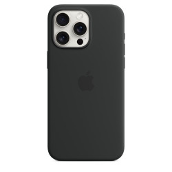 Чохол Apple iPhone 15 Pro Max Silicone Case with MagSafe Black (MT1M3)