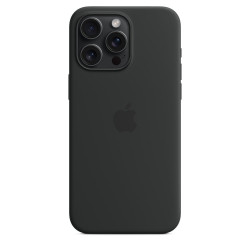Чохол Apple iPhone 15 Pro Max Silicone Case with MagSafe Black (MT1M3)