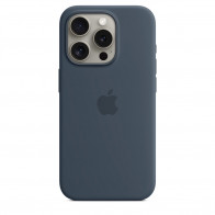 Чехол Apple iPhone 15 Pro Silicone Case with MagSafe Storm Blue (MT1D3)