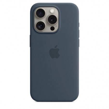 Чохол Apple iPhone 15 Pro Silicone Case with MagSafe Storm Blue (MT1D3)