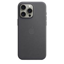 Чехол Apple iPhone 15 Pro Max FineWoven Case with MagSafe Black (MT4V3)