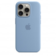 Чехол Apple iPhone 15 Pro Silicone Case with MagSafe Winter Blue (MT1L3)