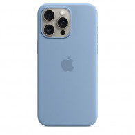 Чехол Apple iPhone 15 Pro Max Silicone Case with MagSafe Winter Blue (MT1Y3)