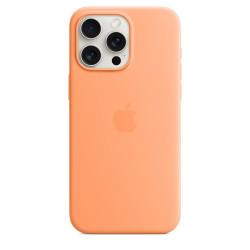 Чехол Apple iPhone 15 Pro Max Silicone Case with MagSafe Orange Sorbet (MT1W3)