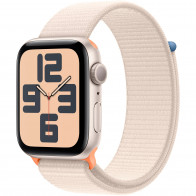 Apple Watch SE 2023 44mm (GPS) Starlight Aluminum Case w. Starlight Sport Loop (MRE63QP/A)