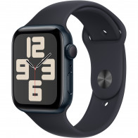 Apple Watch SE 2023 44mm (GPS) Midnight Aluminum Case with Midnight Sport Band - Size M/L (MRE93)
