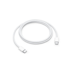 Кабель Apple USB-C Woven Charge Cable 60W (1m) White (MQKJ3) (No box)