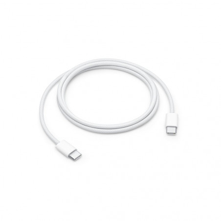 Кабель Apple USB-C Woven Charge Cable 60W (1m) White (MQKJ3) (No box)