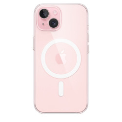 Чохол Apple iPhone 15 Clear Case with MagSafe (MT203)