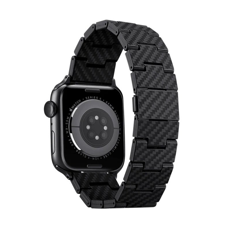 Ремешок Pitaka Retro Carbon Fiber Watch Band для Apple Watch 49/45/44mm Black/Grey (AWB1004) Ремешок Pitaka Retro Carbon Fiber Watch Band для Apple Watch 49/45/44mm Black/Grey (AWB1004)