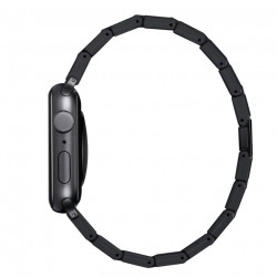 Ремінець Pitaka Retro Carbon Fiber Watch Band для Apple Watch 49/45/44mm Black/Grey (AWB1004)