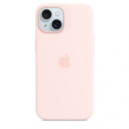 Чохол Apple iPhone 15 Silicone Case with MagSafe Light Pink (MT0U3)