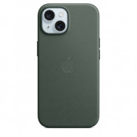 Чохол Apple iPhone 15 FineWoven Case with MagSafe Evergreen (MT3J3)