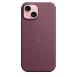 Чехол Apple iPhone 15 FineWoven Case with MagSafe Mulberry (MT3E3)