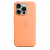 Чохол Apple iPhone 15 Pro Silicone Case with MagSafe Orange Sorbet (MT1H3)