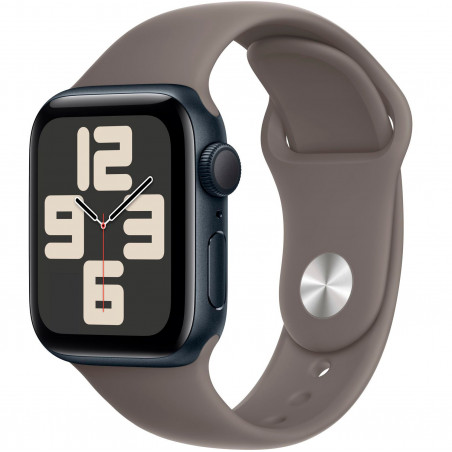 Apple Watch SE 2023 40mm (GPS) Midnight Aluminum Case w. Clay Sport Band - Size S/M (MT373)