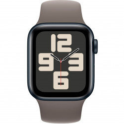 Apple Watch SE 2023 40mm (GPS) Midnight Aluminum Case w. Clay Sport Band - Size S/M (MT373)