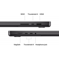 Apple MacBook Pro 16" M3 Max Сhip 36/1TB (MRW33) 2023 Space Black