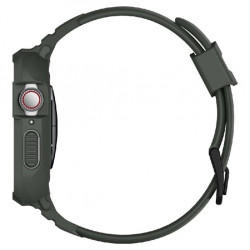 Чохол та ремінець Spigen Rugged Armor Pro 2 in 1 для Apple Watch 45mm/44mm Military Green (062CS26016)